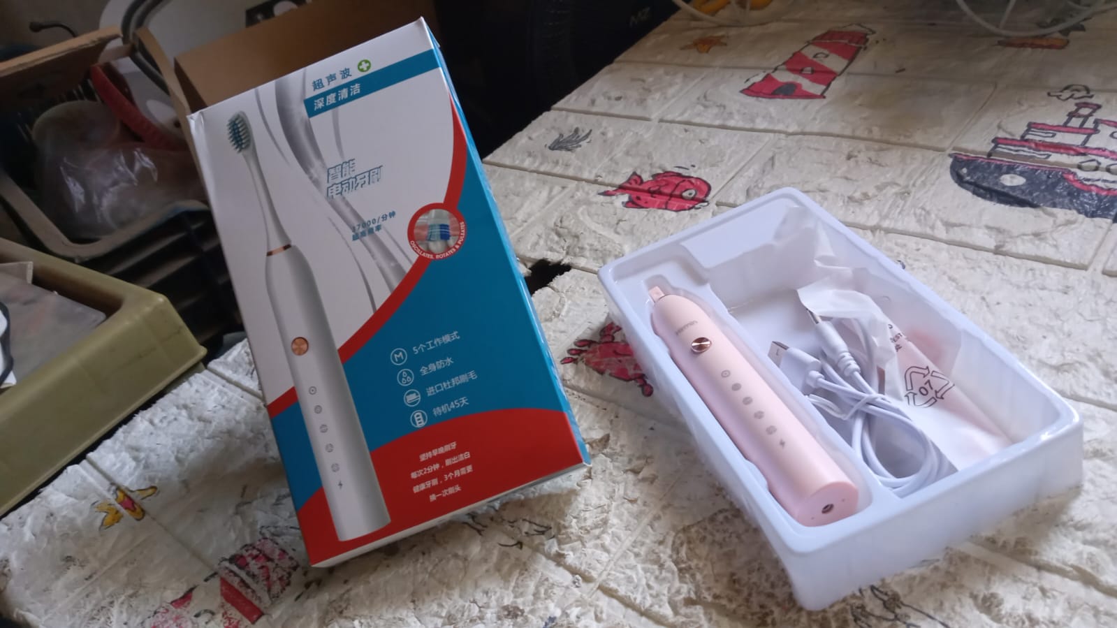 7326 ELECTRIC TOOTHBRUSH FOR ADULTS AND TEENS, ELECTRIC TOOTHBRUSH DEEP CLEANSING TOOTHBRUSH WITH EXTRA BRUSH HEADS 7326 ELECTRIC TOOTHBRUSH FOR ADULTS AND TEENS, ELECTRIC TOOTHBRUSH DEEP CLEANSING TOOTHBRUSH WITH EXTRA BRUSH HEADS